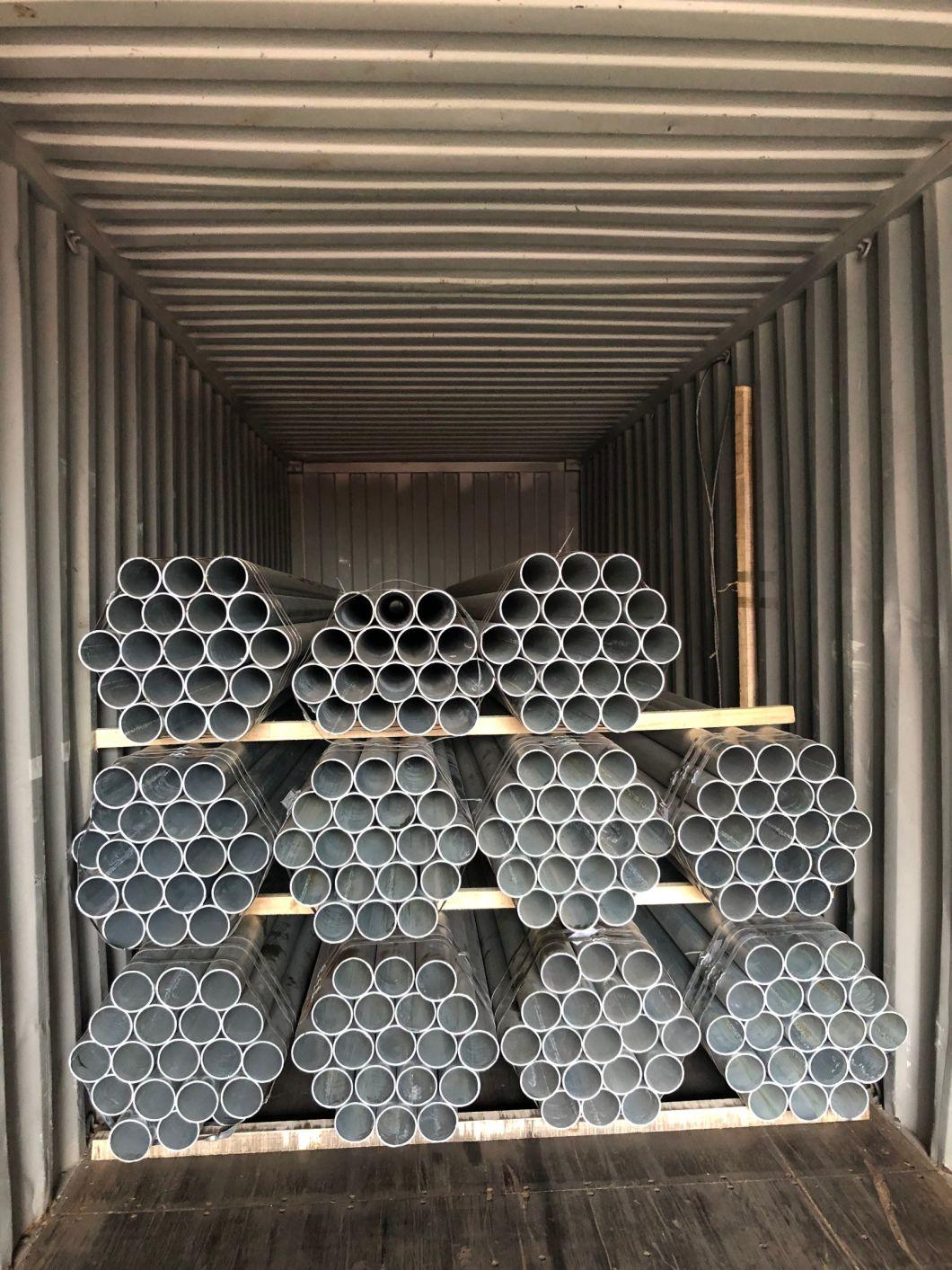 Metal Material BS 1387 Hot DIP Galvanized ERW Water Steel Pipe