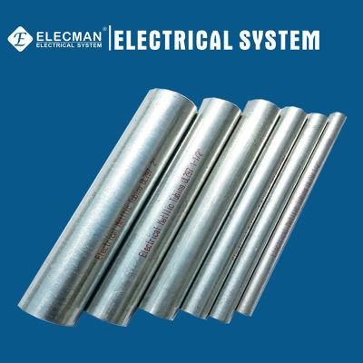 UL 797 EMT Conduit / EMT Pipe / EMT Tube/Cable Conduit Hot Dipped Galvanized EMT