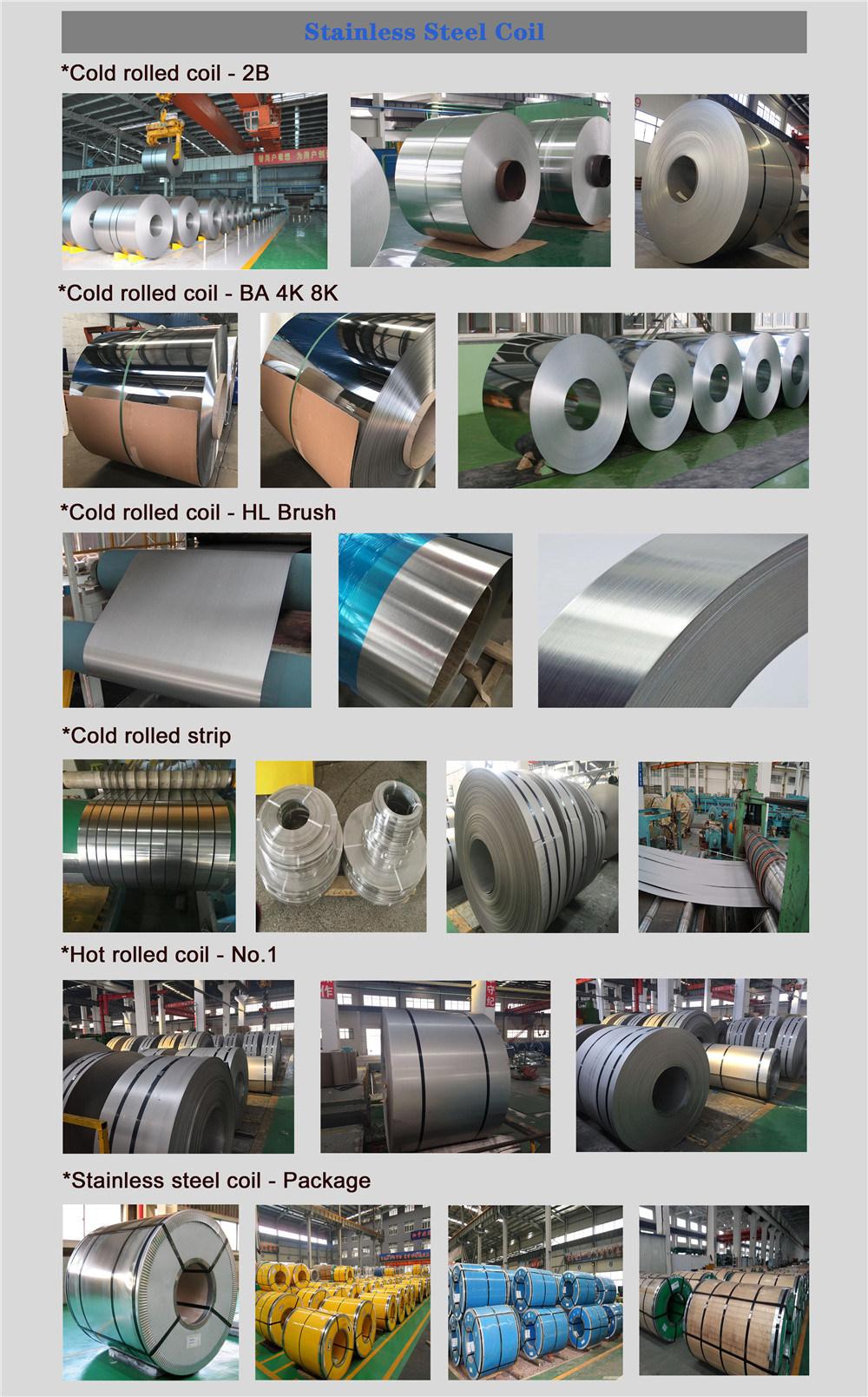 Wuxi Factory Price Tisco/Posco/Bao Raw Materials 201 304 304L 310 316 316L 904L Stainless Steel Coil with Fast Delivery and Integrity Management