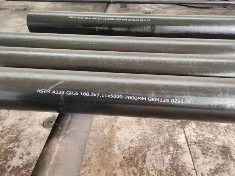 Seamless Low Alloy Steel ASTM A333 Gr. 6 Gr. 3 Gr. 7 Pipe