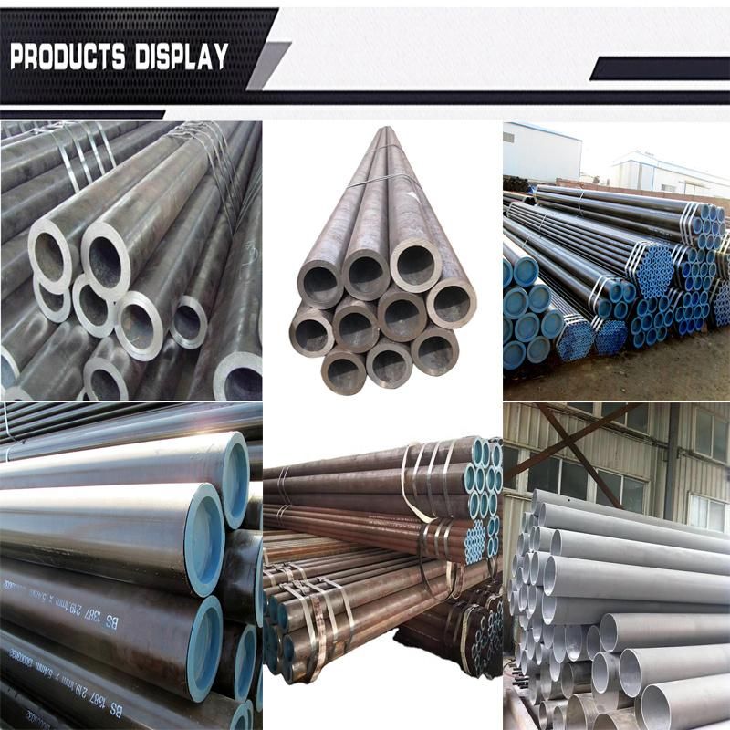 Galvanized New Produced Factory Direct Selling Flexible Chinese Metal Competitive Seamless Steel Pipe with Building Material