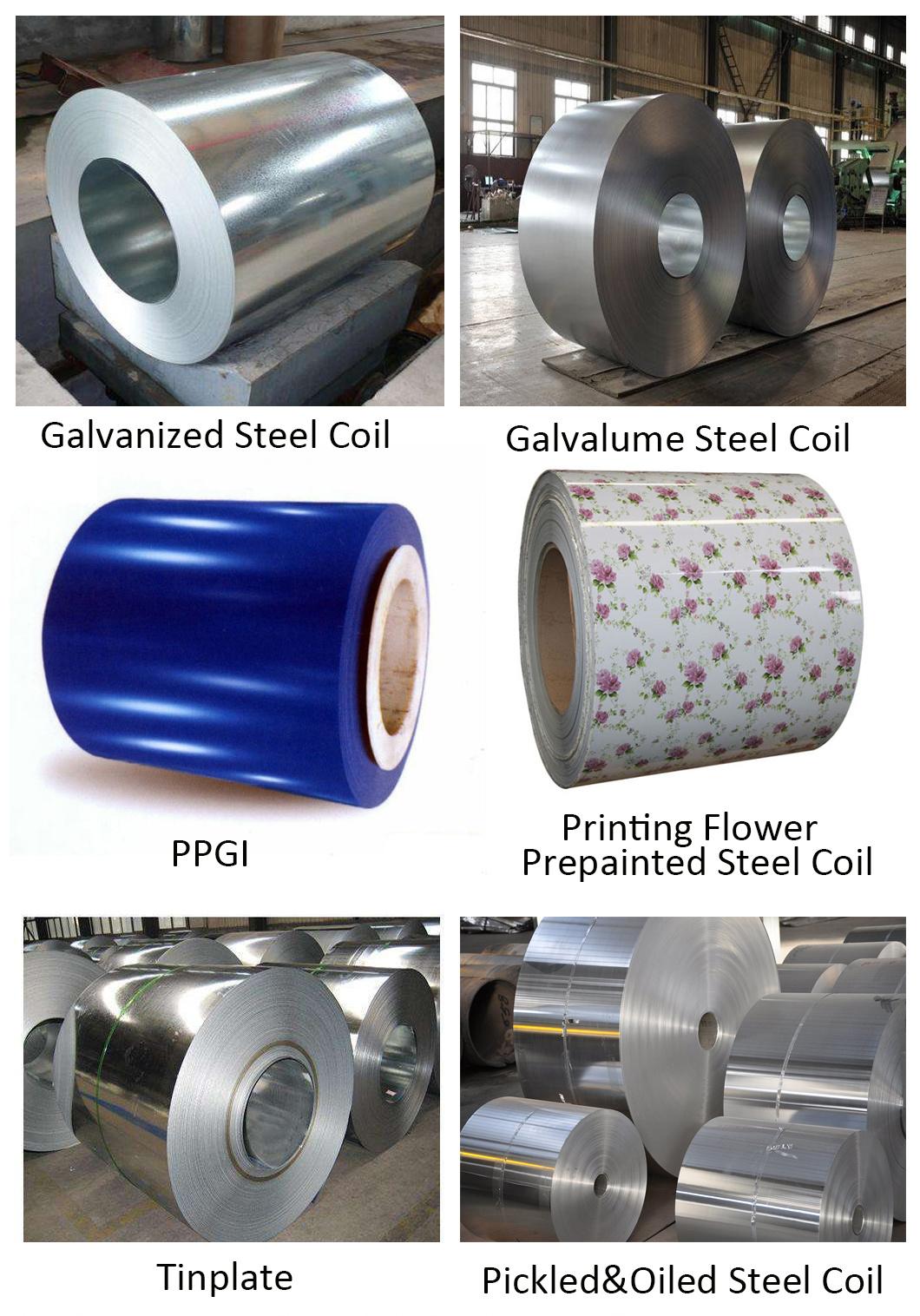 Hot Dipped Zinc Alloy Dx53D Sgc490 S250gd Galvanized Steel Coil