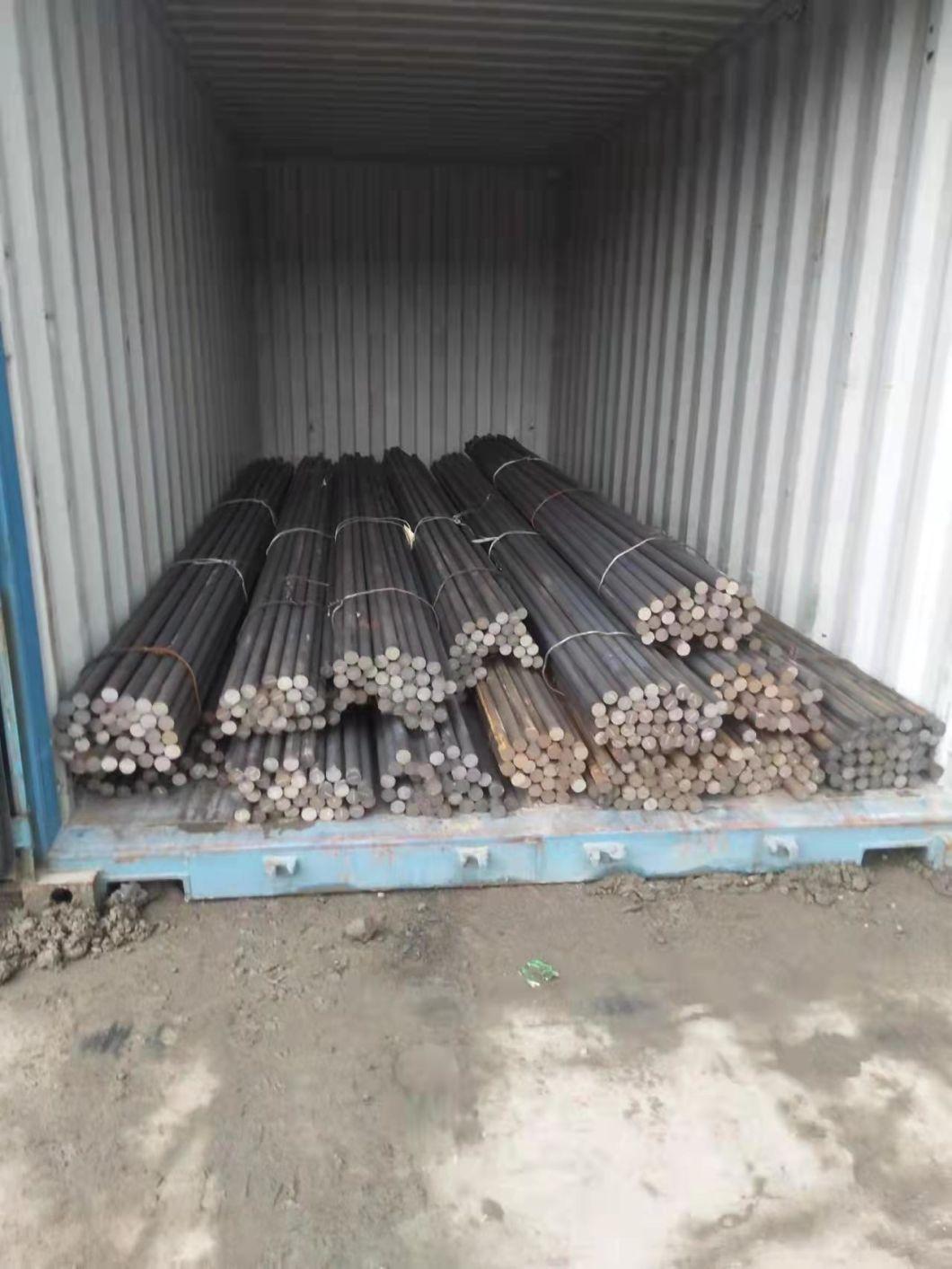 China Supplier 140mm 1045 4140 25mm 20mm 6meters Billets Mild Steel Round Bar St52 Round Bar Price