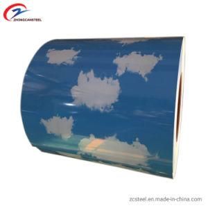 Dx51d AISI Flower Printing Pattern PPGI Prepainted Galvanized Steel Coil