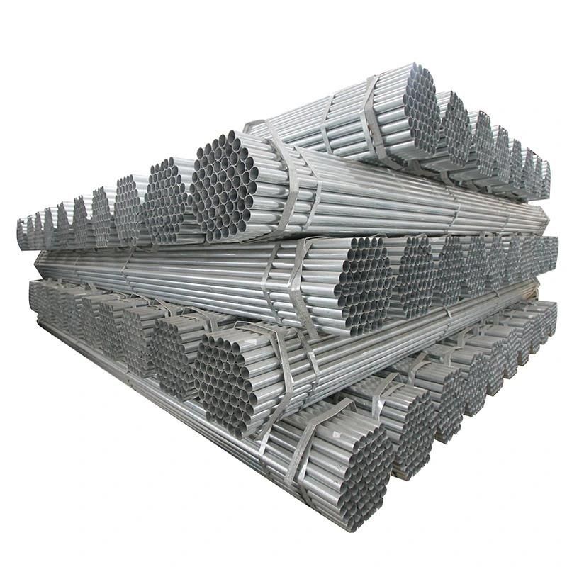 Hot DIP G550 Z30 Galvanized Mild Carbon Steel Pipe Round Square Tube