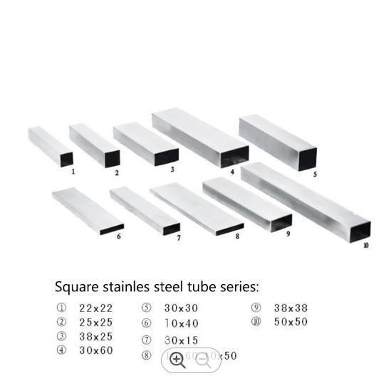 Best Price Hairline Rectangular Tube Ss 304 Stainless Steel Pipe