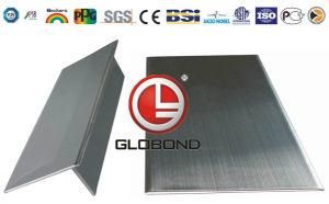 Globond Brushed Stainless Steel Sheet 043
