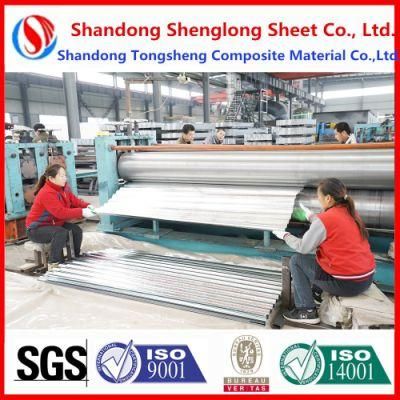 Corrugated Stainless Steel Sheet / Galvanized Steel Plate for Roofing Wall Panel