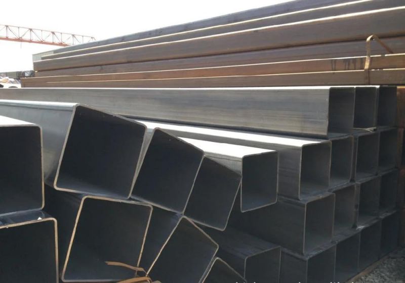 High Quality Corrugated Square Tubing Galvanized Steel Pipe Iron Rectangular Tube Price for Carports