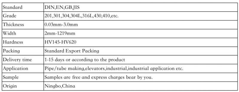 400mm 500mm Width Stock 631 Stainless Steel Strip for Medical Equipment