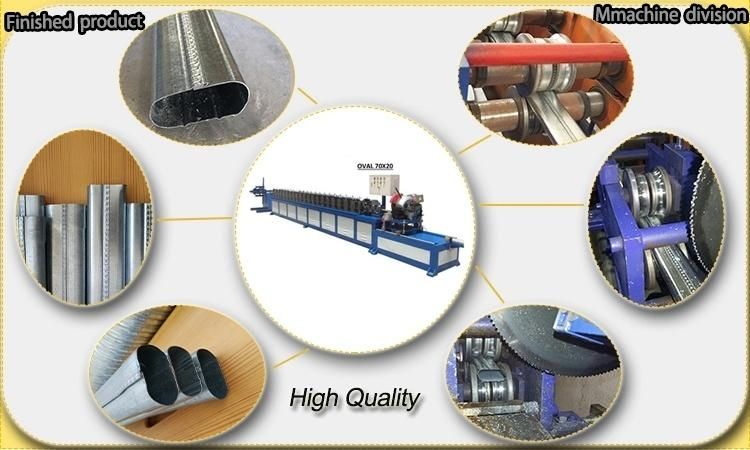 Post Tension Smooth Flat Duct Auto Fabrication Machine 50*20mm 43*20mm