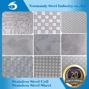 201 Etching and Embossed Stainless Steel Sheet for Decoration, Cabin and Elevator Door