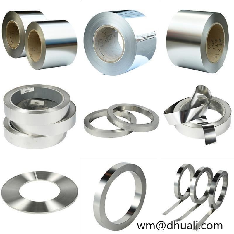 DIN 1.4310, 301 Cold Rolled Precision Stainless Steel Strips in Coils, Thickness 0.04mm
