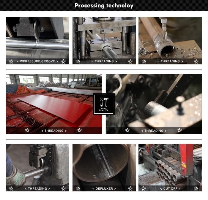 ASTM A795 Hot-DIP Galvanizing Grooved Steel Pipe for Fire Protection