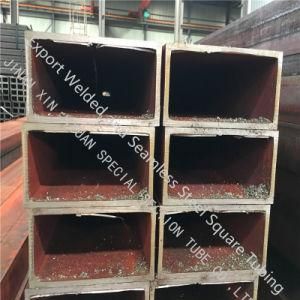 China Factory Ms ERW Welded Hot Rolled Black Carbon Square Rectangular Hollow Section Steel Pipe Tube