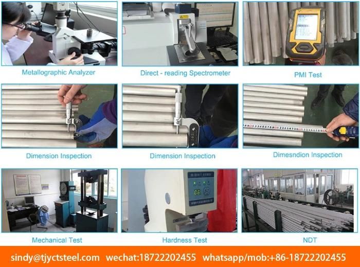ASTM A312 Tp316 Welded Steel Square Tube Price for Chemical Industrial