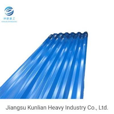 Bwg 34 SGCC Dx53D+Az Yx24-210-840 Color Prepainted Corrugated Steel Roofing Sheet for Construction