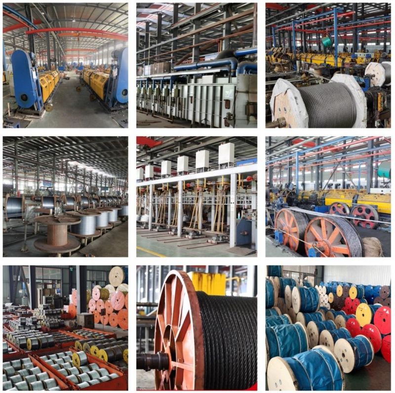 Factory Direct Selling High Tensile Strength Hot DIP Galvanized Stainless Steel Aircraft Cable