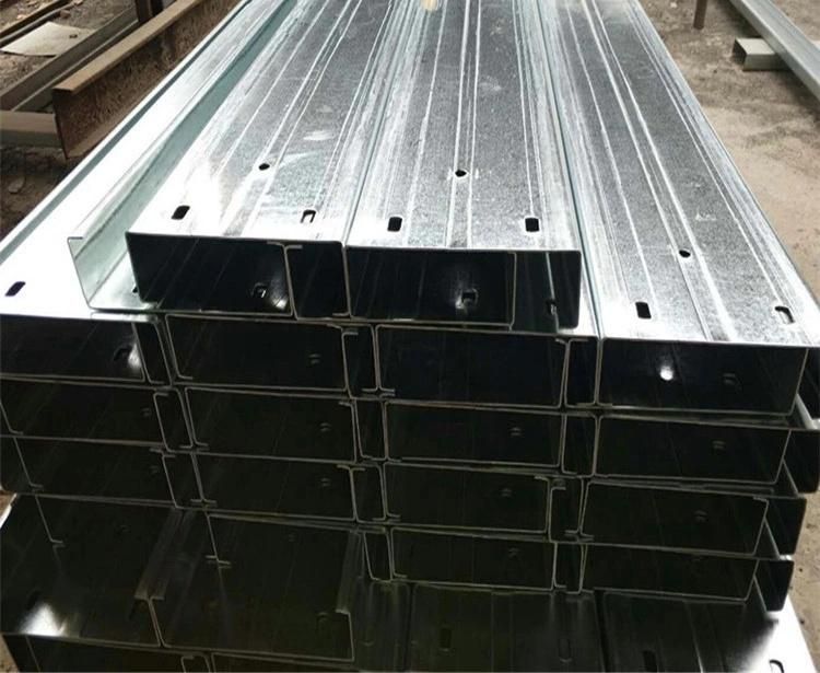 Heavy Weight C Steel Channel C Purlin C Section Steel Sizes for Sale