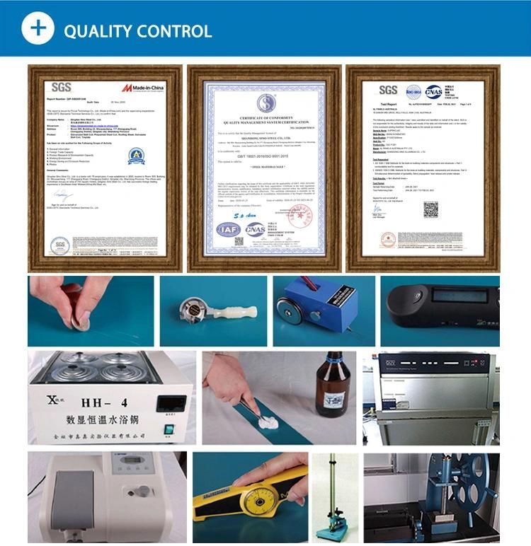 Sino Magnesium Aluminium Zinc Coated Steel for Custrunction
