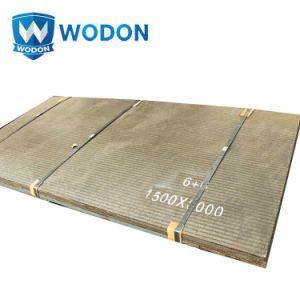 6 on 4 Wear Resistant Bimetallic Steel Plates for Mining Industry