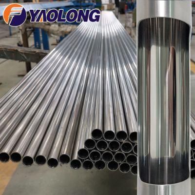 50mm Diameter Stainless Steel Pipe with 240 Grit Polish
