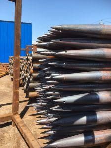 114mm Flange Seamless Ground Steel Pile