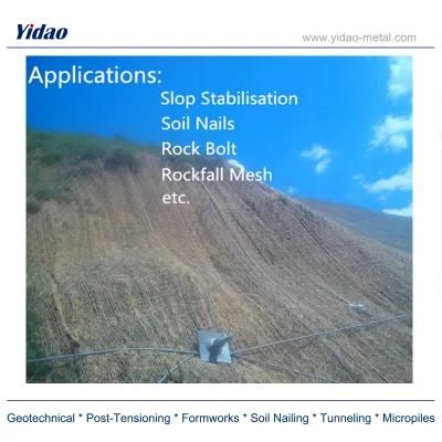 B500 D25 Thread Bar for Rock Bolts in Mining
