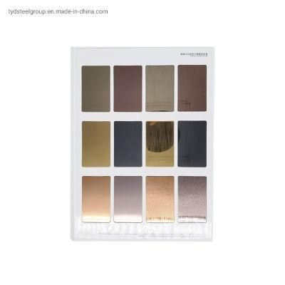 Taiyuda2 Color Coatingba Vibration Decoration 4X8 Inox Austenitic Stainless Steel Sheet