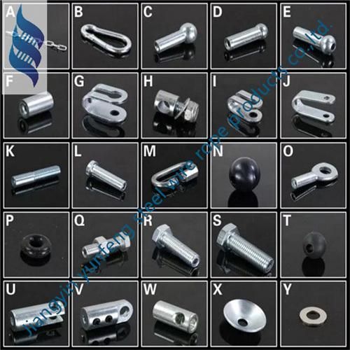 Gym Equipment Accessories Fitness Cable Gym Steel Wire Rope Terminals
