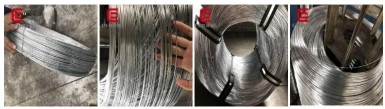 0.5mm 0.6mm 1.6mm Hot DIP Gi Steel Wire Rope Binding Electro Galvanized Stranded Wire Galvanized Iron Wire
