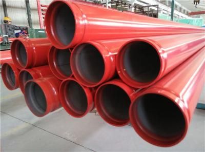 Painted Galvanized En10255 BS1387 UL FM Medium Fire Fighting Steel Pipe