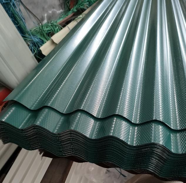 Roofing Sheet China Manufacturer Export Color Coated Galvanized Corrugated Steel Sheet