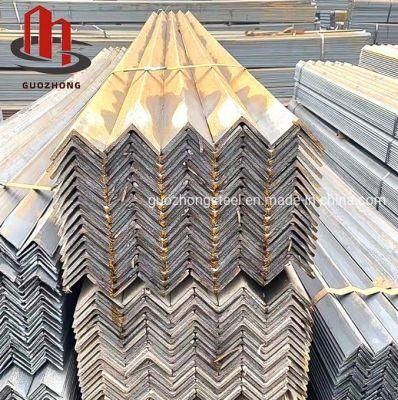 High Tensile Black Ms Equal Low Price Structural Carbon Steel Equal Angle for Construction