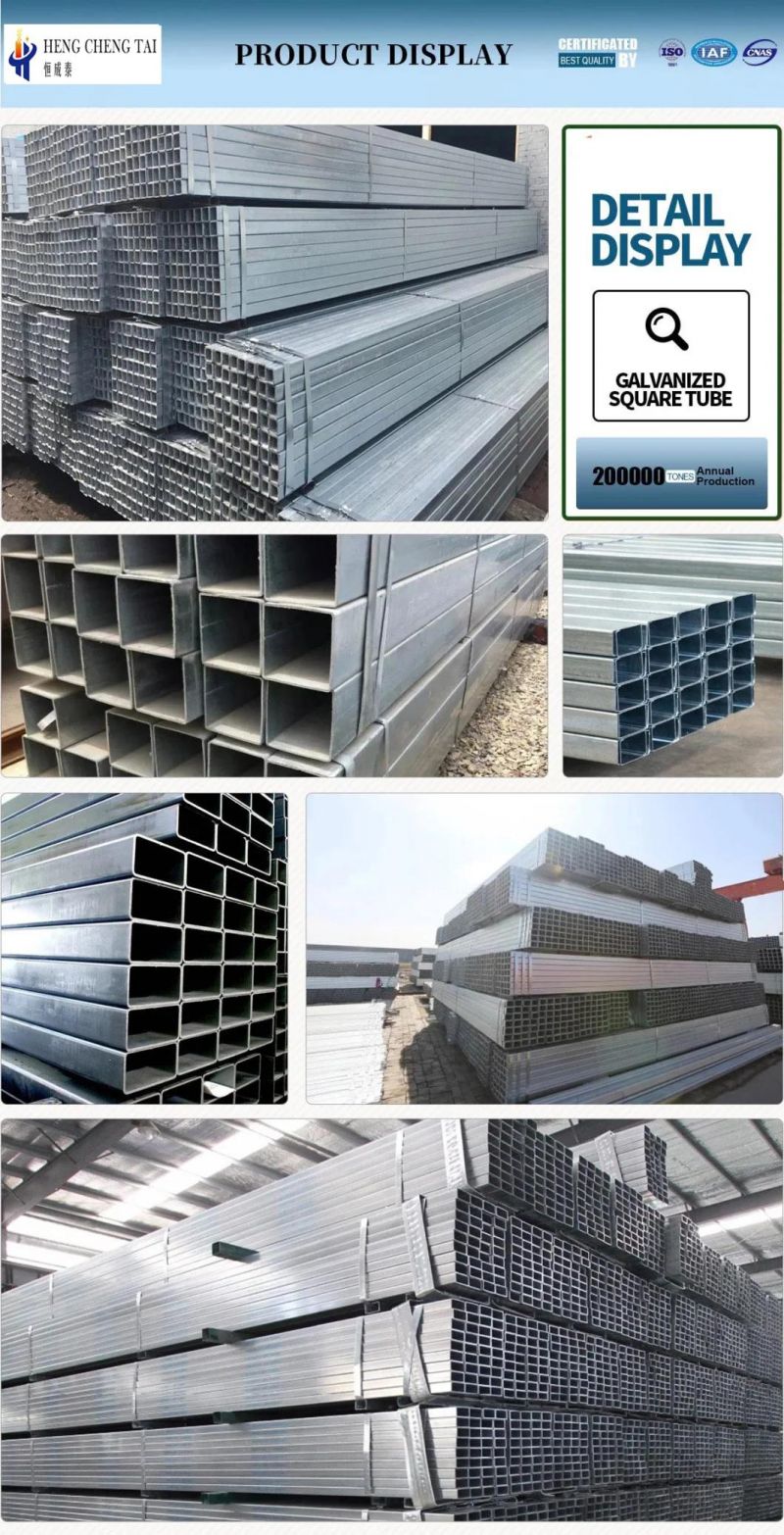 DIN St42.21 Rectangle Steel Pipe Original Factory ASTM A106 B Rectangle Steel Galvanized Pipe