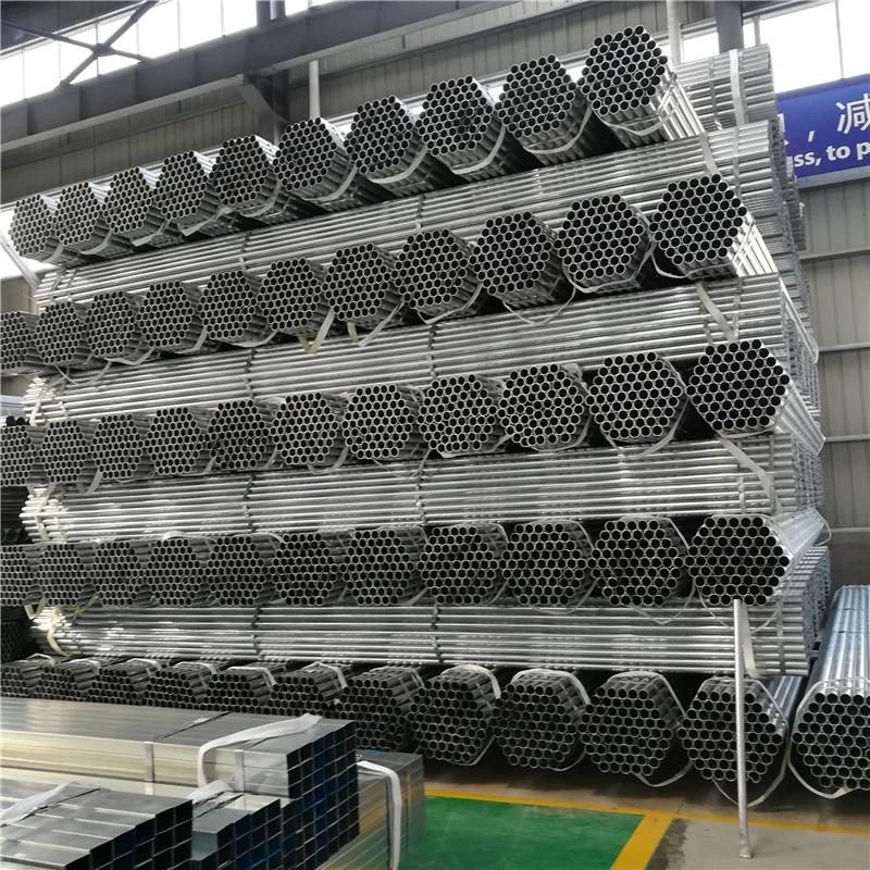 0.8-2.0mm Thickness Round Greenhouse Pre Galvanized Steel Pipe