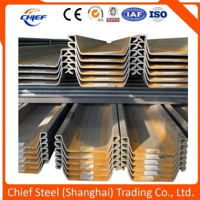 Steel Sheet Pile / JIS Standard U Type Sy295 Steel Sheet Pile Type2 Type3 Type4 Steel Sheet Pile