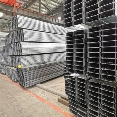 Hot Sale C Shaped Steel Channels, Galvanised Steel C Channel for Construction