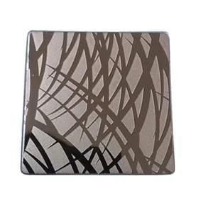 Customized Etch 304 Color Coated Stainless Steel Plate with PVC PE Film