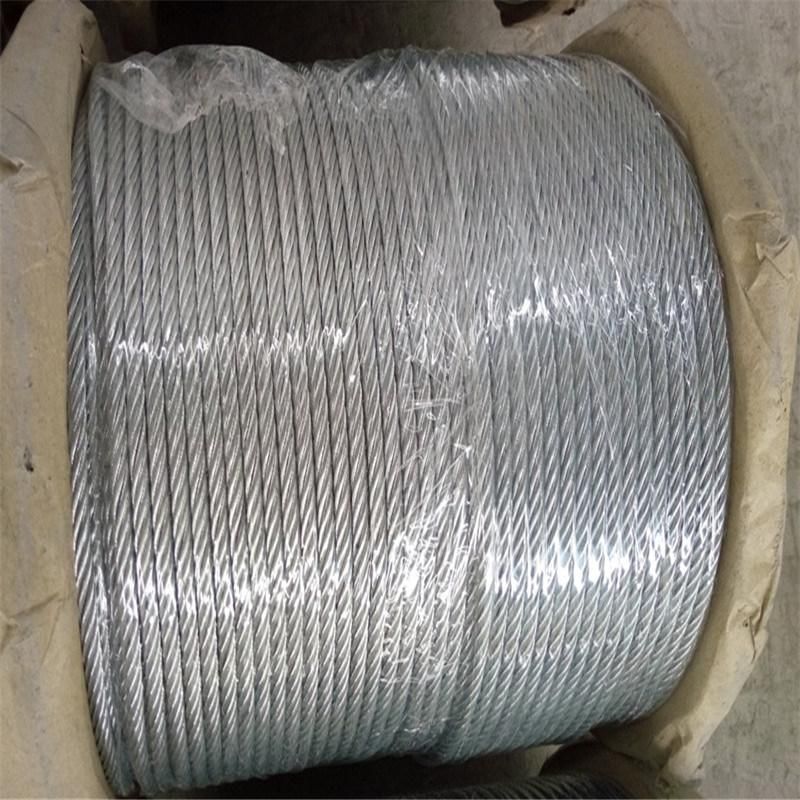 Hot DIP 6*37+FC & 6*37+Iwrc Galvanized Steel Wire Rope