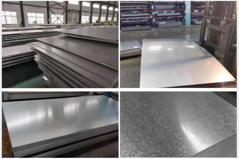 12 Gauge Gi Coils Cutting Sheet Thickness Metal Zinc Coated Galvanized Steel Sheets G550 Z275