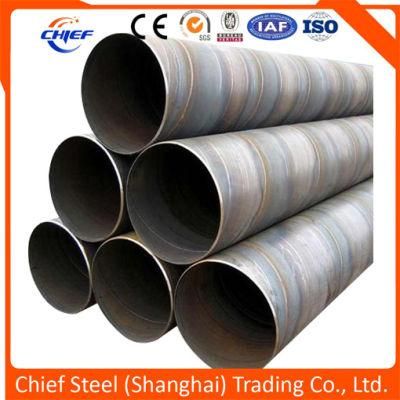 Saw Pipe Mild Steel SSAW Spiral Welded Pipe for Oil Petroleum ASTM A252 Grade 3 Piling API 5L Gr. B SSAW Steel Pipe