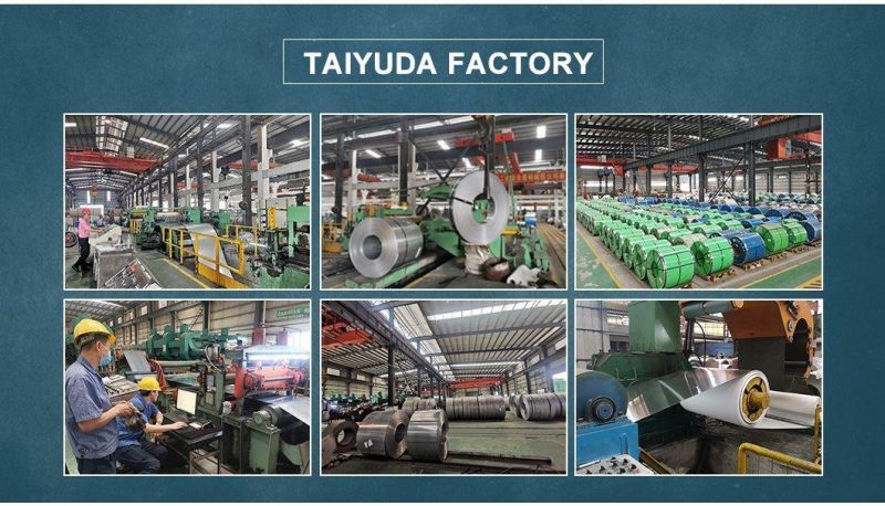 Taiyuda Group Blue Diamond Color Coating 2b Ba Vibration Decoration 4X8 Inox Austenitic Stainless Steel Sheet