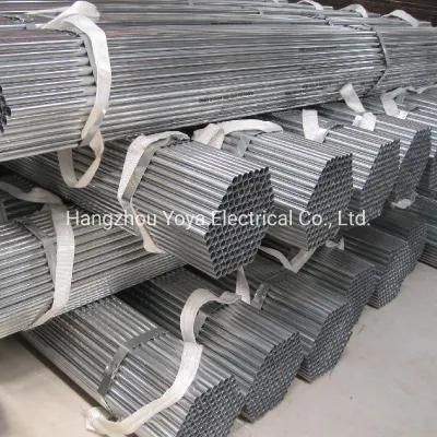 Hangzhou Yoya 1/2&quot;-4&quot; 3048 mm Length Pre-Galvanized EMT Electric Conduits