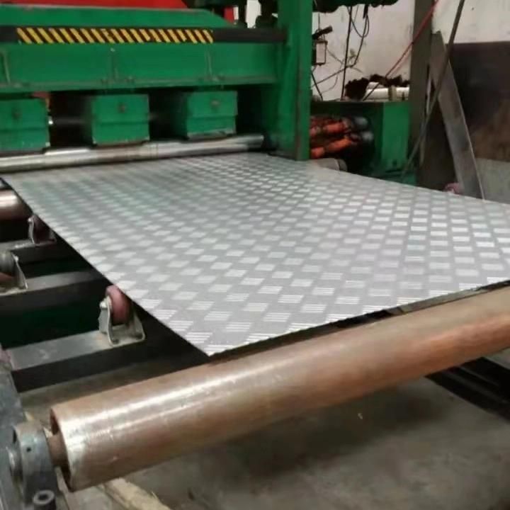 Stainless Steel Checkered Sheet Lentil Flower Stainless Steel Plate for Decoration