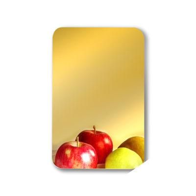 Colored Ti-Gold 8K Mirror Finish Stainless Steel Sheet
