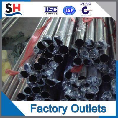 Factory Spot Welded Seamless 201/304/321/304L/316L/310S/904L/2205/2507 Stainless Steel Tube Pipe with Polished Surface