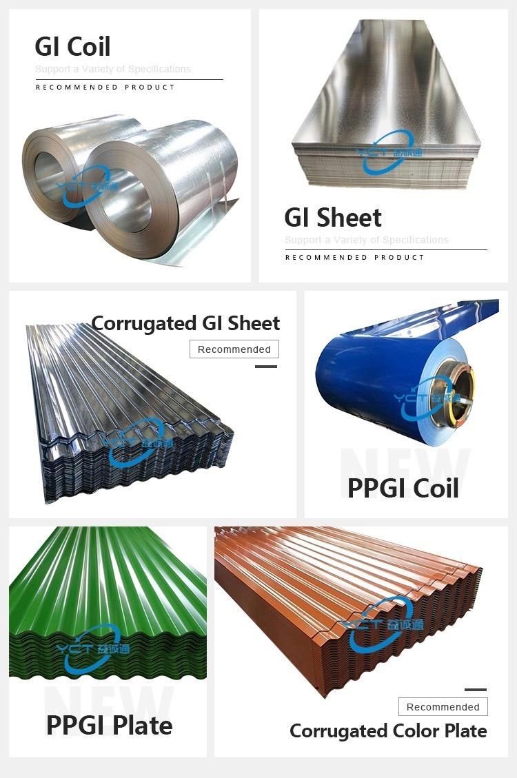 Z275 Galvanized Steel Sheet Corrugated Steel Plate /Roofing Sheet