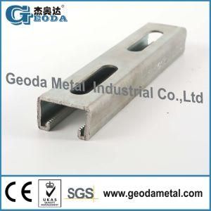 Electro Galvanized Unistrut Channel with Teeth, Rid and Scale