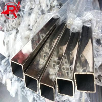 Prime Quality Brushed Surface ASTM Gin Standard Customizable Size Material Pipe Stainless Steel Rectangular Tube From Chinese Manufacturer